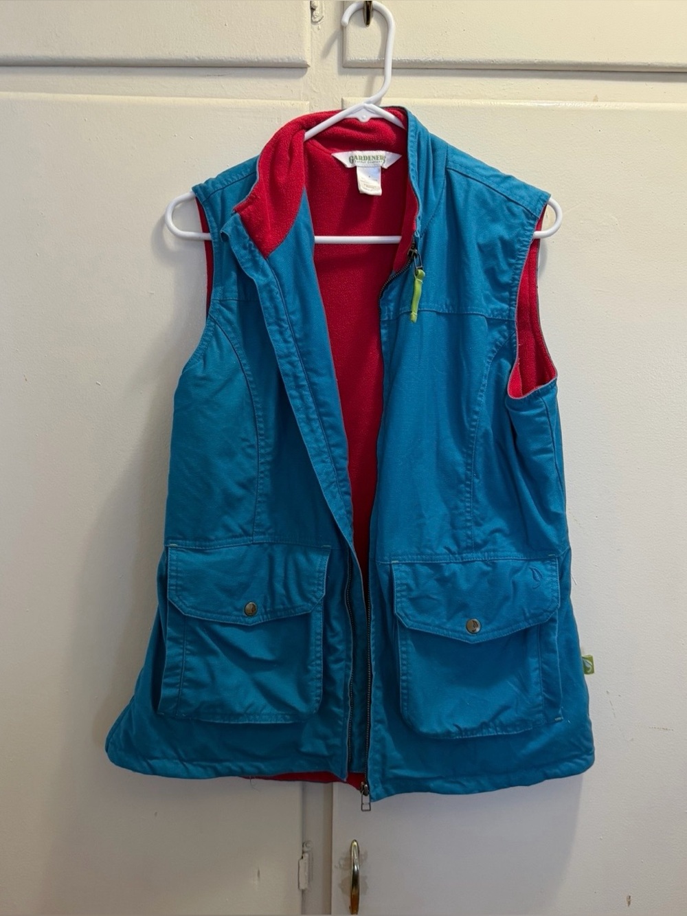 Gardeners Supply Company Vest Jacket Canvas